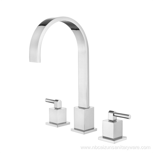 Brushed Nickel Widespread Bathroom Faucet